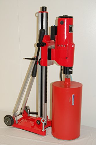 BLUEROCK PACKAGE DEAL 12"Z1 T/S CORE DRILL 2 SPEED W/TILTING STAND CONCRETE CORING BLUEROCK Tools with VACUUM PUMP