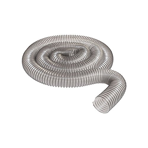 Fulton Woodworking Tools 2 1/2" x 10' CLEAR PVC DUST COLLECTION HOSE BY PEACHTREE WOODWORKING PW367