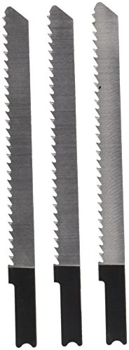 IVY Classic 28545 4-Inch 10 TPI U-Shank Jig Saw Blade, Wood/Laminate Down-Cutting, High-Carbon Steel, 3/Card