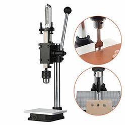 Fasttobuy leather hole puncher hand punching machine manual press puncher punch tools for diy leather craft punching holes (with chuck,