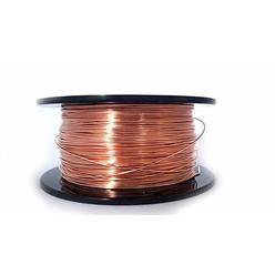 Craft Wire 1 Ounce (152 Ft) Solid Copper Wire 24 Gauge, Half Round, Dead Soft - from