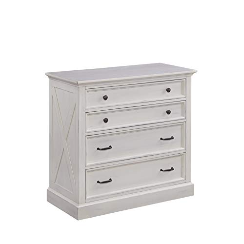 Home Styles GSI Homestyles Homestyles 5523-41 Bay Lodge Chest, Off-White - 36 x 39 x 19 in.