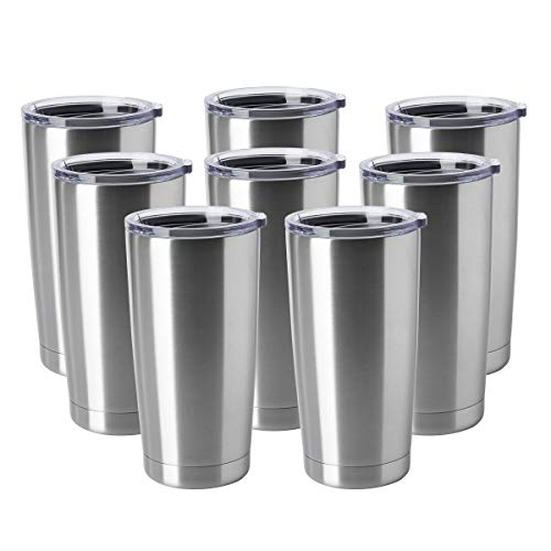 HASLE OUTFITTERS 20oz Tumblers Stainless Steel Mugs with Lid