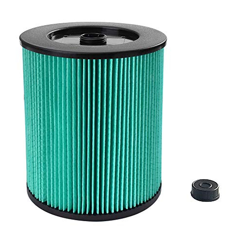 FilledwithLove 17912 & 9-17912 HEPA Vacuum Filter Compatible with Craftsman, Filter No.9-17912 fits 5, 6,8,9,12,14,16 and 32 gal vacs or