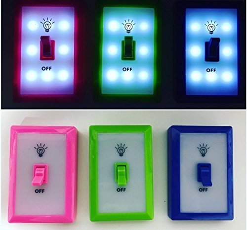 Leading Edge Night Light Switch Portable Light Toy (Single Light Switch Colors Vary)