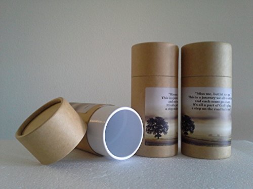 side Splash crack Pasco Specialty Products Set of Three Natural Biodegradable Cremation  Scattering Tubes w/Telescopic Lids & Instructions