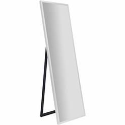 Everly Hart Collection Gallery Solutions everly hart collection gallery solutions 58 l x 17.5w framed free standing full length mirror with easel, white