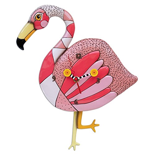 Allen Designs Crazy Legs Flamingo Pendulum Clock by