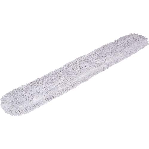 Tidy Tools Commercial Dust Mop Replacement Head - 60 X 5 In Cotton Reusable Mop Head - Industrial Dust Mop Refill For Floor Clea