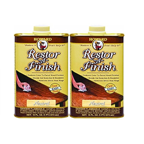Howard Products Howard RF1016 Restor-A-Finish, 16-Ounce, Neutral (2-Pack)