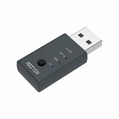 Reiyin WT-HD06 aptx HD Audio Adapter Bluetooth 5.0 Transmitter USB Wireless Sound Card Gray
