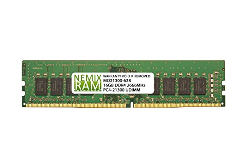 NemixRam Supermicro MEM-DR416L-CL01-UN26 16GB DDR4 2666 UDIMM Memory RAM