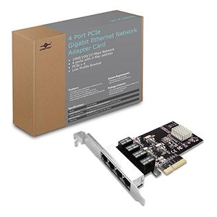 Vantec 4 Port Pcie Gigabit Ethernet Network Card With Low Profile Bracket 9k Jumbo Frame For Pcie X4 X8 X16 Slot Black Silver Vantec 4 Port Pcie Gigabit Ethernet Network Card With Low Profile Bracket 9k Jumbo Frame For Pcie X4 X8 X16 Slot Black Silver