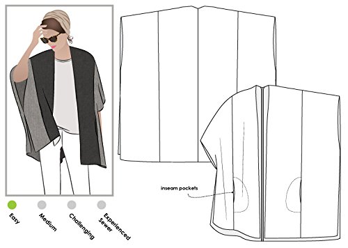 Style Arc Sewing Pattern - Mickie Cape (Sizes 04-16) - Click for Other Sizes Available