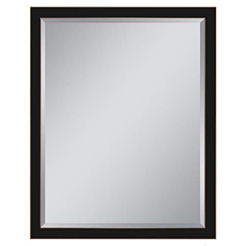 Head West 30 x 40 Classic Oil Rubbed Bronze 1.5 in. Wide Metal Frame Wall Mirror