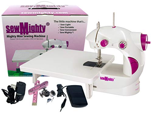Sew Mighty, The Original Mighty Mini Portable Sewing Machine for Beginners, Kids, Travel, Quick Repairs & Small Projects â€“