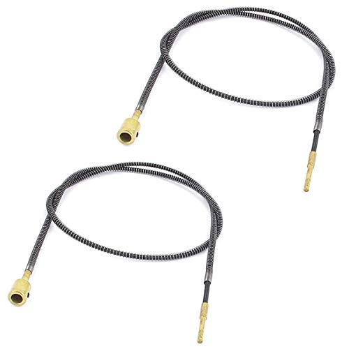 COMOK 38 6Inch Metal Flexible Shaft Cable for Bench Grinder Drill Press 2 PCS