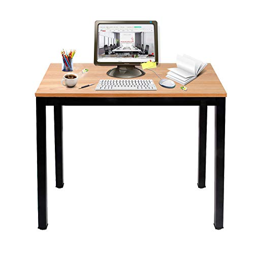 Need Small Computer Desk 39.4 inches Sturdy Writing Desk for Small Spaces, Small Desk Teens Desk Study Table Laptop Desk,