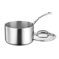 Cuisinart French Classic Tri-Ply Stainless Saucepan with Cover - 3 Quart