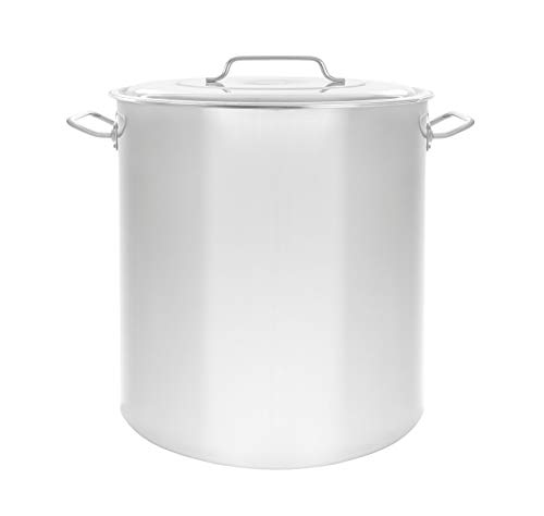 Concord Cookware S5050S Stainless Steel Stock Pot Kettle, 100-Quart