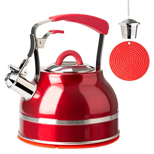 MEISON Electric Kettles Stainless Steel Interior, Double Wall Hot Water  Boiler
