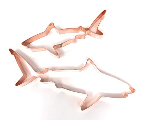 The Fussy Pup Tiger Shark Copper Cookie Cutter (Set of 2)