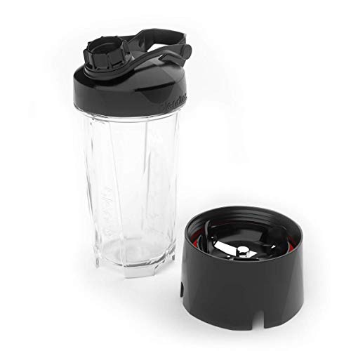Blendtec FourSide (75 oz) GO Travel Bottle (34 oz) BUNDLE-Professional-Grade Blender Jar-BPA-free-Clear