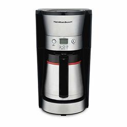 Hamilton Beach Brands Inc. Hamilton Beach Thermal 10-Cup Coffee Maker, Programmable, Cone Filter, Flexible Brewing, Stainless Steel (46899A)