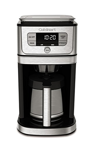 Cuisinart DGB-800 Fully Automatic Burr Grind & Brew, 12 Cup, Silver