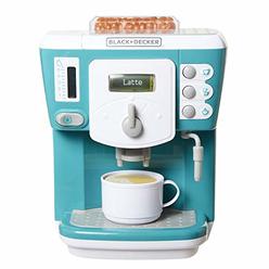 BLACK+DECKER Junior Coffee Maker Role Play Pretend Kitchen Appliance for Kids with Realistic Action, Light and Sound - Plus