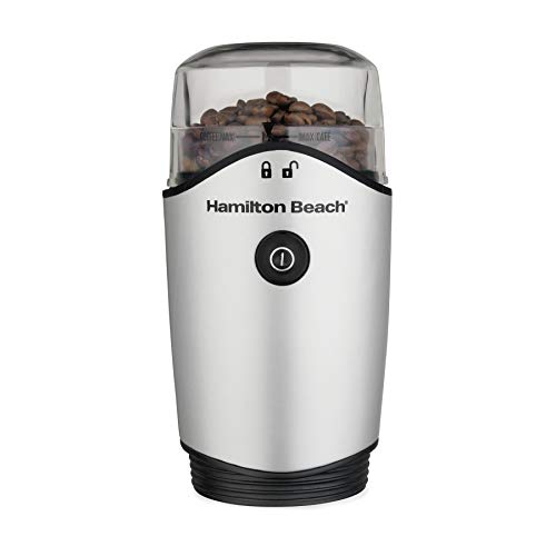 Hamilton Beach Brands Inc. Hamilton Beach 4.5oz Electric Coffee Grinder for Beans, Spices and More, Stainless Steel Blades, Silver (80350R)
