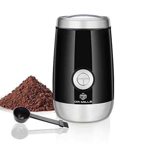 DR MILLS DM-7445 Electric Dried Spice and Coffee Grinder, Blade & cup made with SUS304 stianlees steel