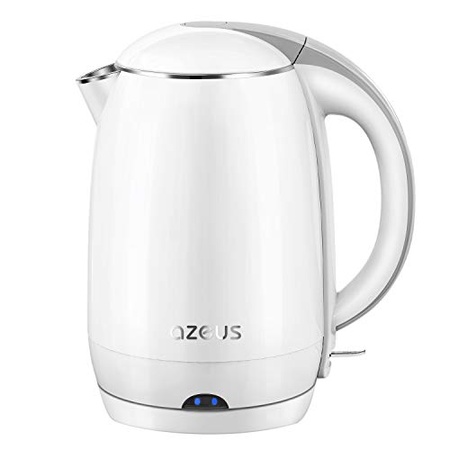 Azeus YC2CSBY AZEUS Electric Kettle(BPA Free), 1.9 Qt Double Wall