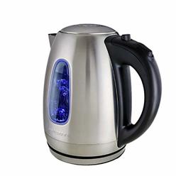 Ovente KS960S Electric Kettle, Cordless Tea and Water Heater, Automatic Shut-Off & Boil-Dry Protection, BPA-Free, Stainless