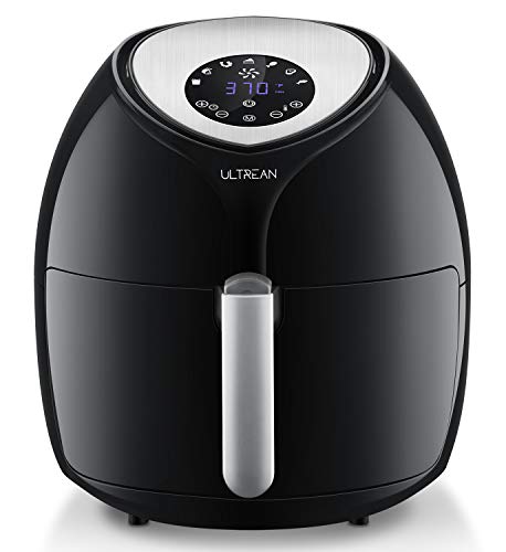 Ultrean 6 Quart Air Fryer, Large Family Size Electric Hot Air Fryer XL Oven Oilless Cooker with 7 Presets, LCD Digital Touch Scr