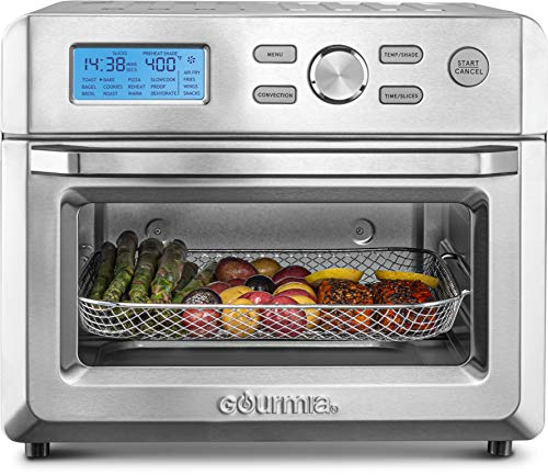 Gourmia GTF7600 16-in-1 Multi-function, Digital Stainless Steel Air Fryer Oven - 16 Cooking Presets