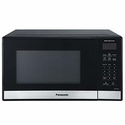 Panasonic NN-SB458S Compact Microwave Oven, 0.9 cft, Stainless Steel/Silver
