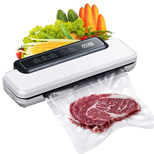 TNO Vacuum Sealer Machine with Bags, TNO Automatic Food Sealer Machine for Food Storage and Preservation with Dry&Moist Modes for