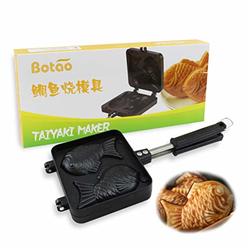 WPYST Japanese Taiyaki Fish Shaped Waffle Maker Pan Mold 2 Cast Bakeware With 2 Sides Home DIY Cooking Food Gift for New Home
