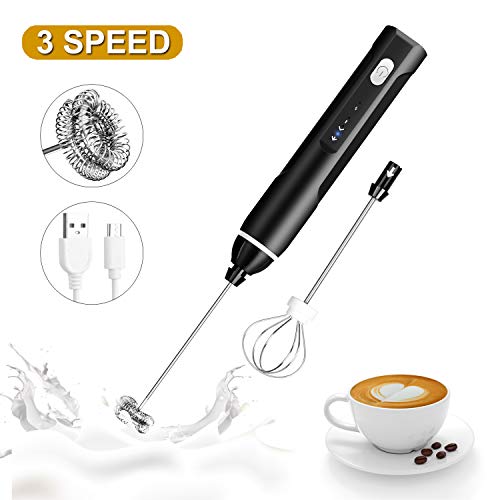 TRACE KASA Electric Milk Frother Handheld Rechargeable 3