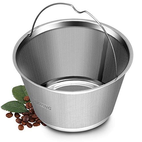 RUOYING 8-12 Cup Reusable Basket Permanent Coffee Filter