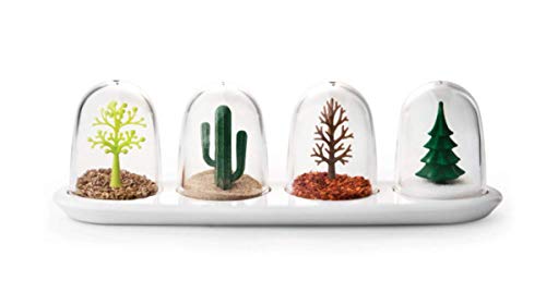 TabEnter Kitchen Seasoning Jar, Seasoning Shaker, Four Seasons Design, 4 in 1