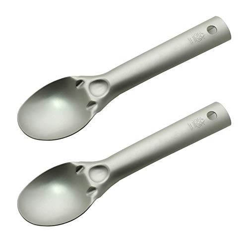 IPPINKA Tsubame-Sanjo Warming Ice Cream Scoops - Set of 2 - Silver Aluminum