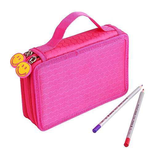 O,Like Oxford 32 Piece Colors Pencil Case Pen Bag Pouch Stationary Case Art Sketch Pencil Holder Bag Pencil Storage Case