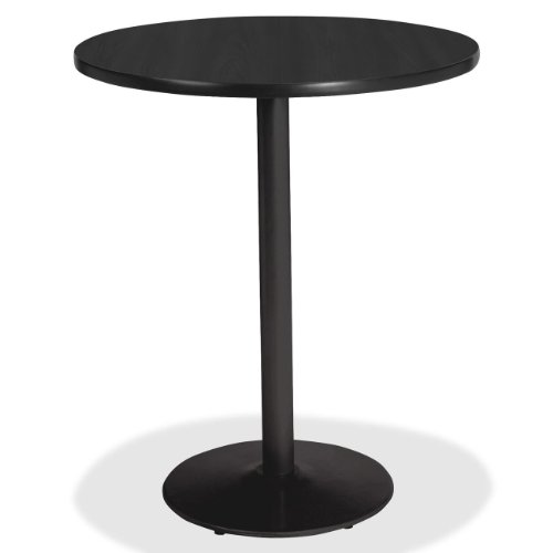 Lorell Bistro-Height Laminate Table with Base, 11" Height X 11" Width X 48" Length