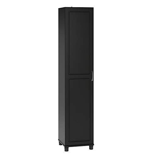 SystemBuild Kendall 16" Utility Storage Cabinet, Black