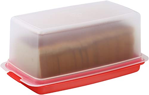 Signora ware Bread Box -Dual Use Bread Holder/Airtight Plastic Food Storage  Container for Dry or Fresh Foods -2 in 1 Bread Bin- Loaf Cake