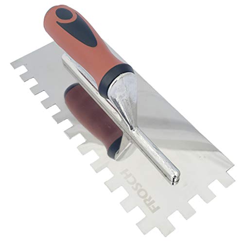 Frosch Products Frosch Stainless Steel Square Notch Tile Trowel (1/2" X 1/2")