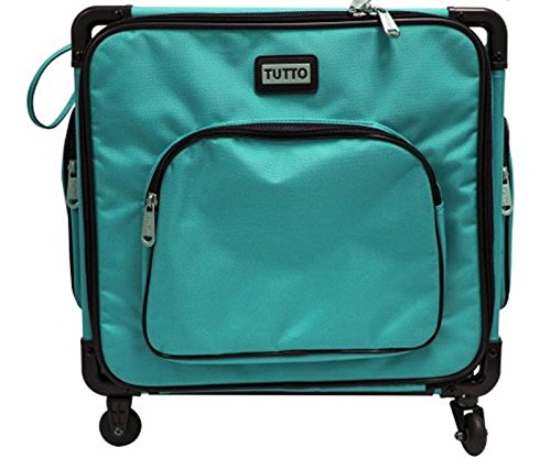 Tutto 17" Turquoise Serger on Wheels