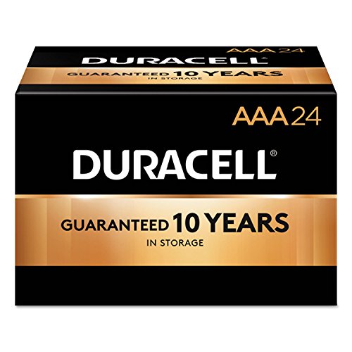 Duracell MN2400BKD CopperTop Alkaline Batteries, AAA, 144/CT
